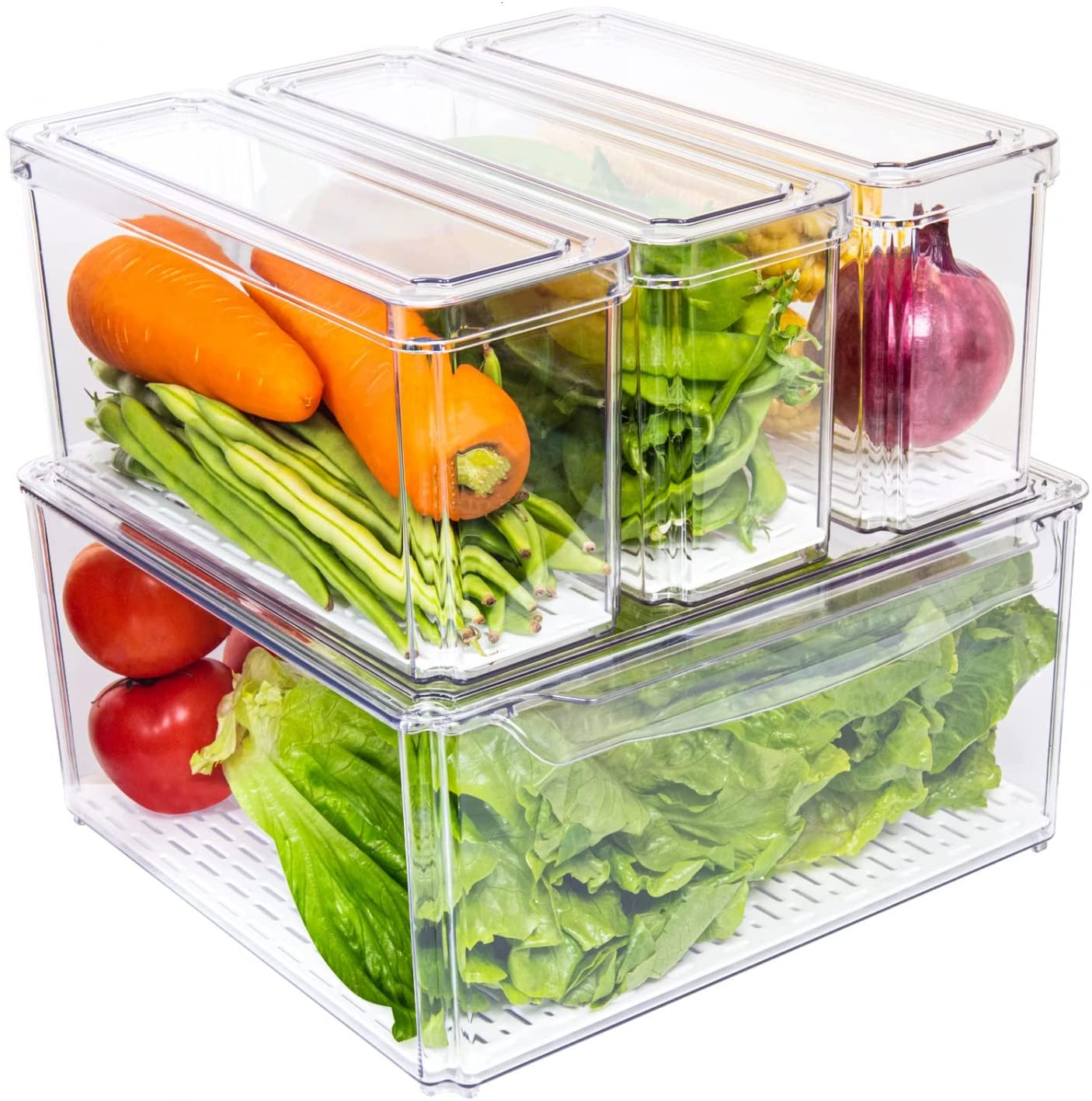 Fridge Organizer Bins 4 Pack – slyinspireme