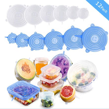 Load image into Gallery viewer, Silicone Stretch Lids,12 pcs