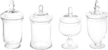 Load image into Gallery viewer, Glass Apothecary Jars Set