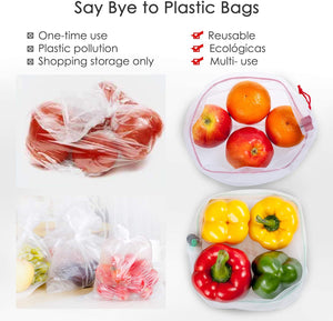 Set of 15 Reusable Produce Bags