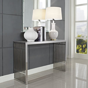 Modern Stainless Steel Console Table