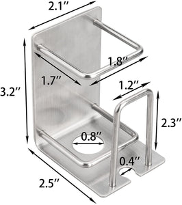 Chome Toothbrush Holder