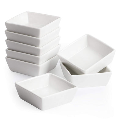 Ramekins 4 oz Square, Set of 8