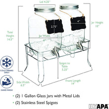 Load image into Gallery viewer, Glass Beverage Dispenser