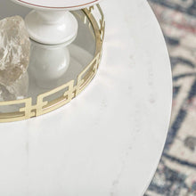 Load image into Gallery viewer, Modern Round Coffee Table Marble/Gold