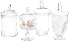 Load image into Gallery viewer, Glass Apothecary Jars Set