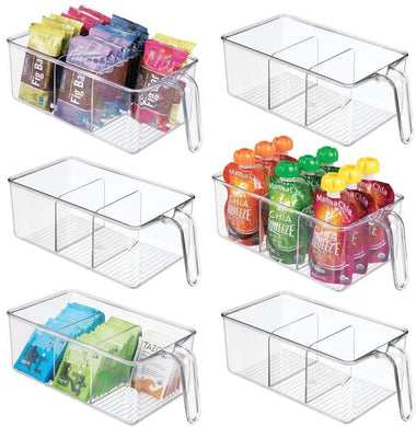 Food Storage Organizer Bin 6 Pack