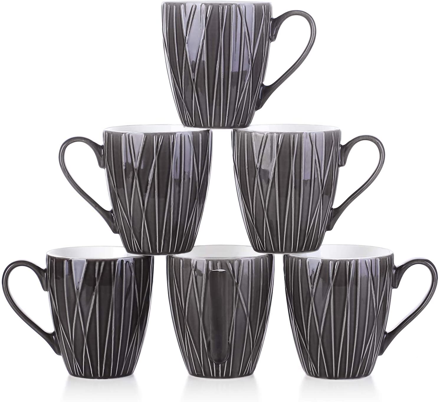 Mug Set with Broad Handle Set of 6
