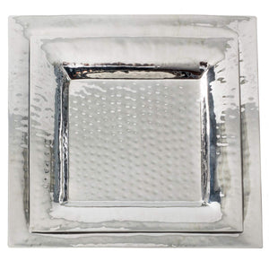 Silver Serving Tray - 2 Pack