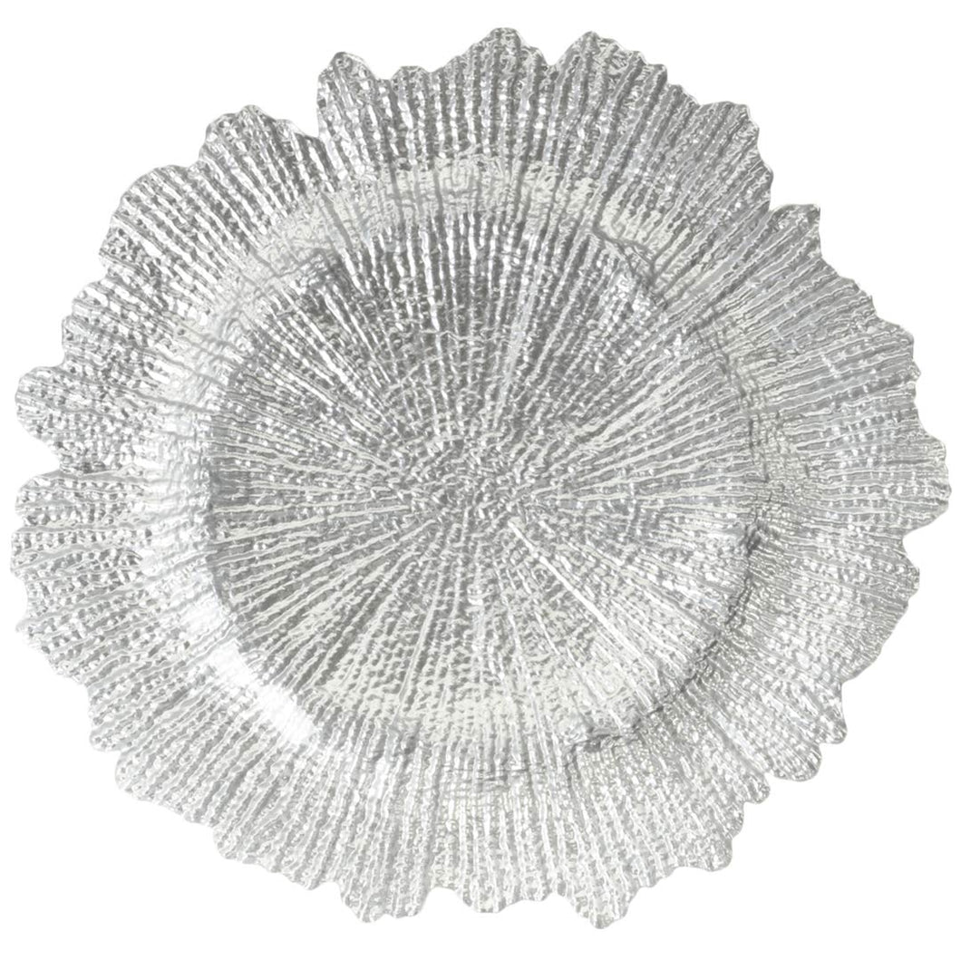 Glass Charger Plates, Set of 4