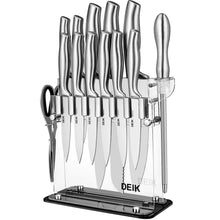 Load image into Gallery viewer, Stainless Steel Kitchen Knife Set 14 PCS
