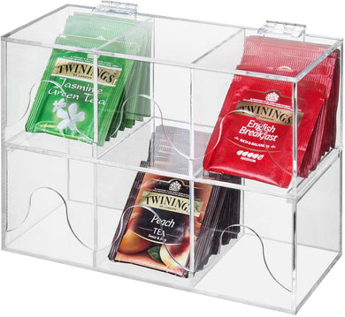 Tea Bag Organizer Rack, Set of 2