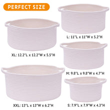 Load image into Gallery viewer, Storage Baskets Set of 5