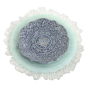 Glass Charger Plates, Set of 4