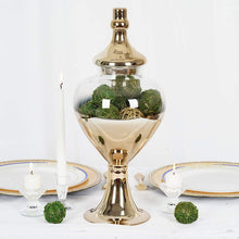 Load image into Gallery viewer, Gold Ombre Glass Candy Jar