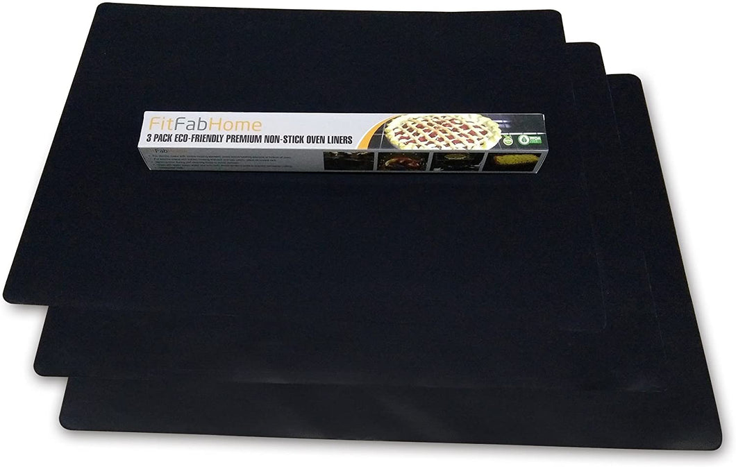 3 Pack Large Non-Stick Oven Liners