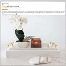 Load image into Gallery viewer, Decorative Trays and Marble Coasters - Set of 2