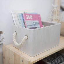 Load image into Gallery viewer, Storage Bins with Cotton Rope Handles