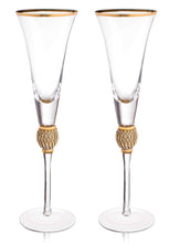 Load image into Gallery viewer, Glam Wine Glasses Set of 2