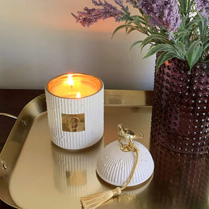 Luxury 4 Piece Candle Set with Soy Candles Refills