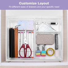Load image into Gallery viewer, Organizer Tray Set 10 Pcs Bundle with Refrigerator Storage Bins (4 Pack)