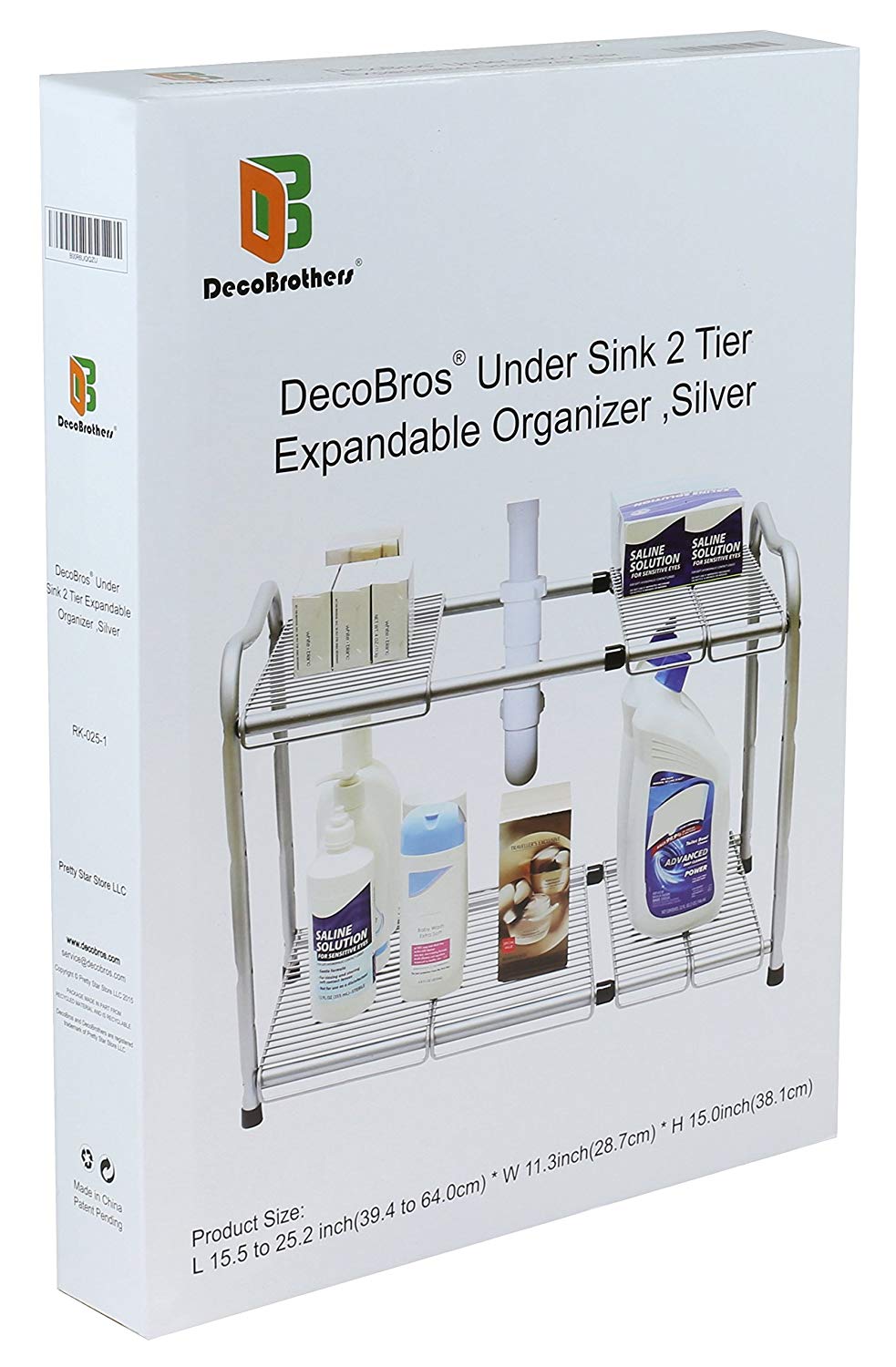 Under Sink 2 Tier Expandable Shelf Organizer Rack – slyinspireme