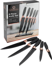 Load image into Gallery viewer, 6 Piece Knife Set with Knife Block