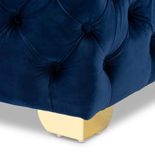 Load image into Gallery viewer, Luxury (Royal Blue/Gold) Ottoman