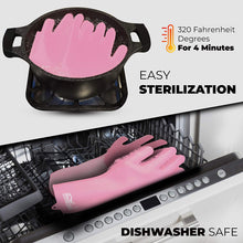 Load image into Gallery viewer, Silicone Dishwashing Gloves
