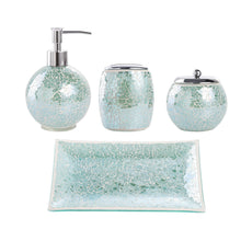 Load image into Gallery viewer, Glass Mosaic Bathroom Set