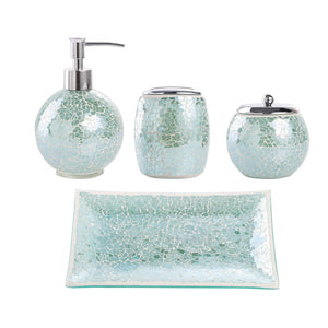Glass Mosaic Bathroom Set