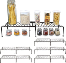 Load image into Gallery viewer, Expandable Cabinet Storage Shelf Set of 6
