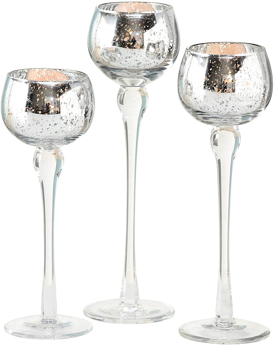 Glam Candle Holders, Set of 3