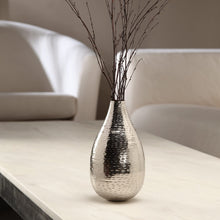 Load image into Gallery viewer, High Silver Finish Vase