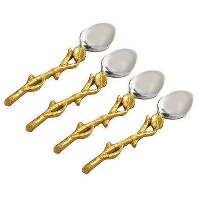 Golden Vine Spoons  (Set of 4)
