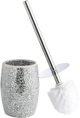 Toilet Brush Holder (Silver)
