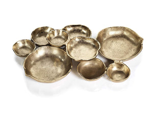 Zodax Cluster of 9 Round Serving Bowls