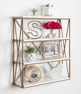 4-Layer Luxe Wall Shelves