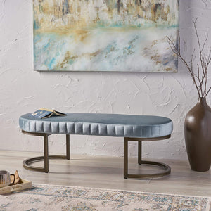 Modern Velvet Bench