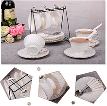 Load image into Gallery viewer, Tea Cup Set with Rack