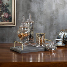 Load image into Gallery viewer, Silver Glass Apothecary Jars