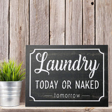 Load image into Gallery viewer, Funny Laundry Room Wall Decor