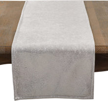 Load image into Gallery viewer, Shimmering Table Runner, 15&quot; x 72&quot;, Silver